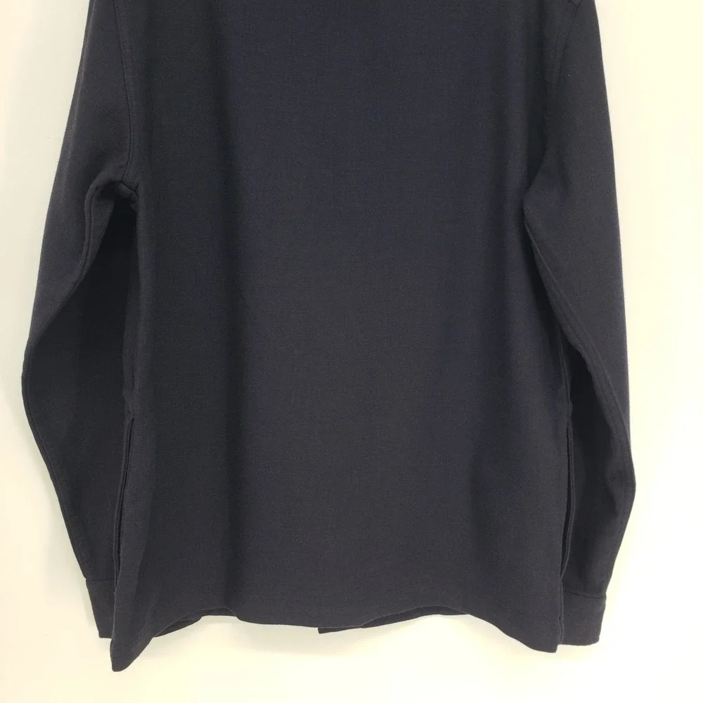 Banana Republic Navy Blue Shirt Jacket Mens Size Small Utility Shacket Pockets